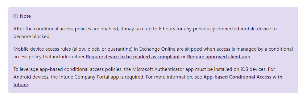 EAS in Exchange Online