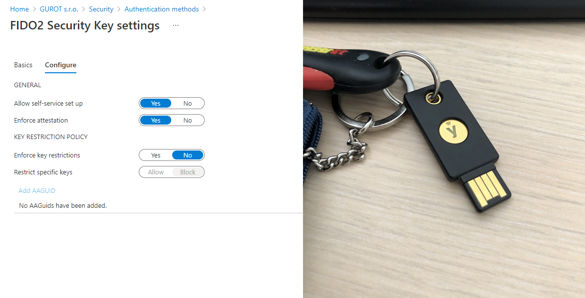 FIDO2 in Azure AD